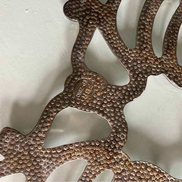 Silver Butterfly Trivet By F.B.Rogers Italy - Picture 7 of 7